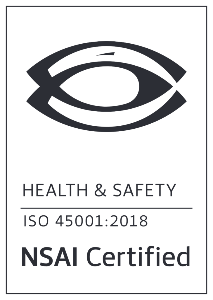NSAI Certified ISO 45001:2018 Occupational Health & Safety – Techbros